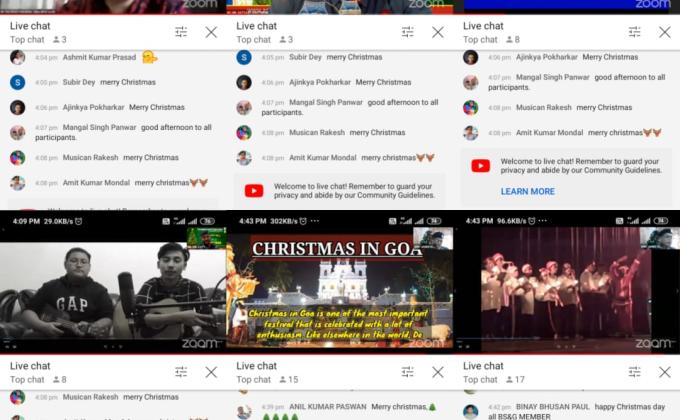 virtual celebration of Christmas by THE BHARAT SCOUTS AND GUIDES