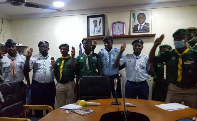 DIV.&DISTR. SCOUT COMMISSIONERS FORUM, LSSC, TSAN ELECTS HER NEW EXECUTIVES