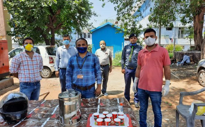 Free Tea Stall at District Hospital