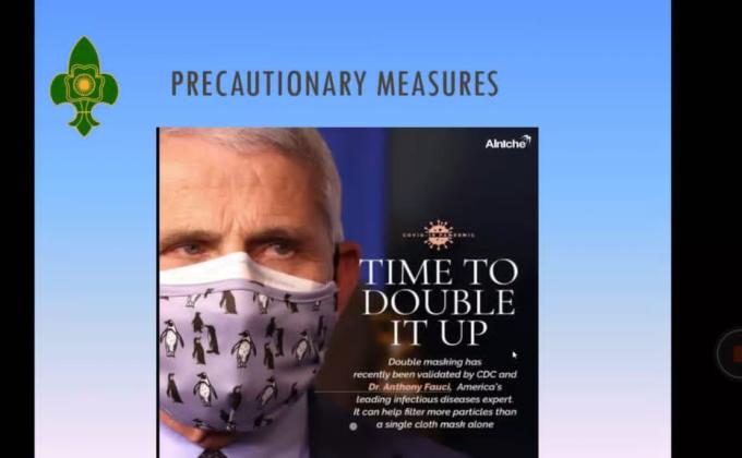 THE BHARAT SCOUTS AND GUIDES, India organised a webinar on covid -19 vaccination, myths and facts on 22 may, 2021 .