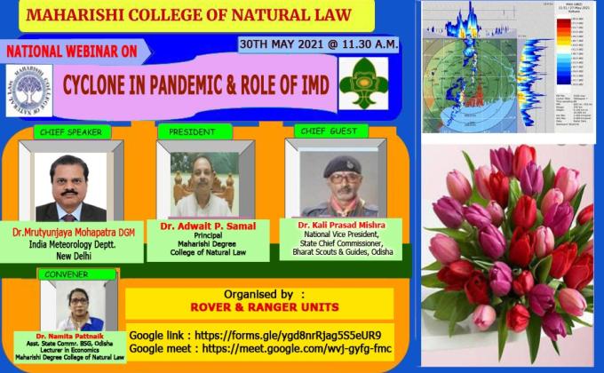 Cyclone in pandemic & role of IMD