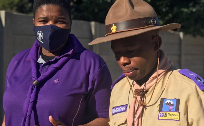 following the basic unit leader Training in 2020 participants finally joined Gilwell scout Troop