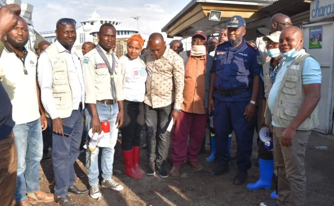 LES SCOUTS DE GOMA EN SOUTIENS AUX ACTIONS DU GOUVERNEMENT EN FAVEURS DES DEPLACES  A LA SUITE DE L’ERUPTION VOLCANIQUE