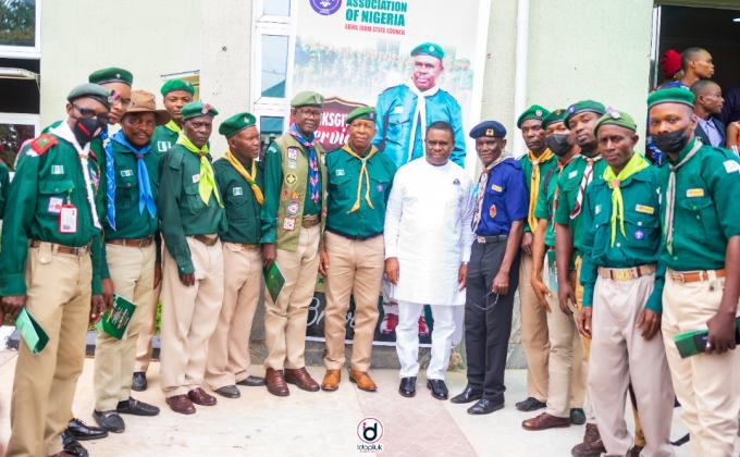 THE CHIEF JUDGE OF AKWA IBOM STATE AND PRESIDENT, AKWA IBOM STATE SCOUT COUNCIL, HIS LORDSHIP HON. JUSTICE GODWIN J. ABRAHAM, APPRECIATES THE GOODNESS OF GOD AS HE RETIRES FROM SERVICE
