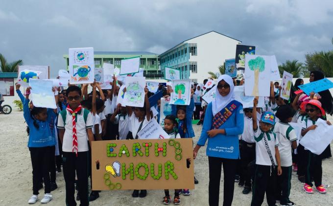 Earth hour walk 