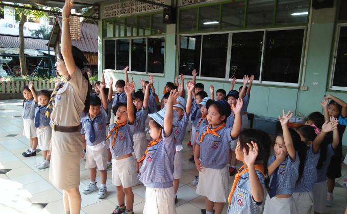 ลูกเสือบีเวอร์ ฝึกระเบียบ