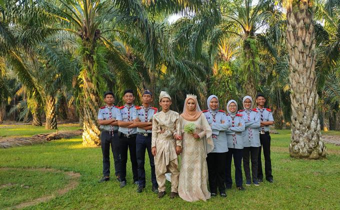 majlis perkahwinan maslini binti hamid