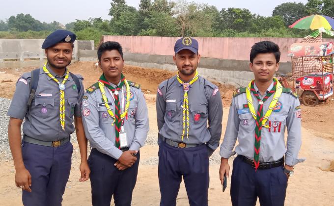 nice Bharat scout and guide