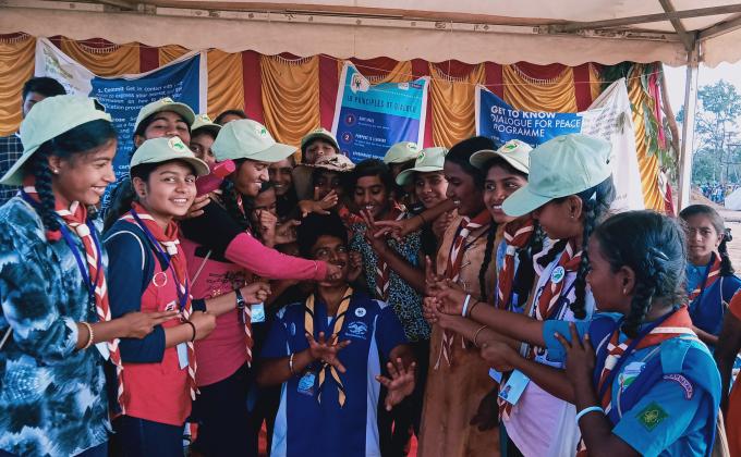 explained about SDG's in 28th Karnataka state scouts jamboree