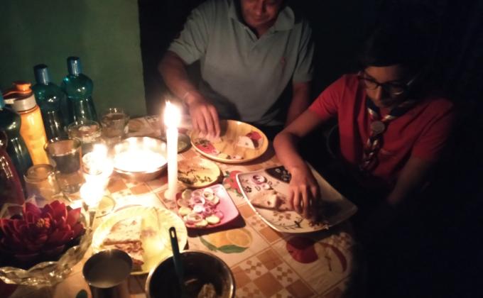 Dinner with my family