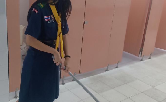 ทำความสะอาดห้องน้ำ