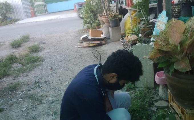 เก็บขยะ