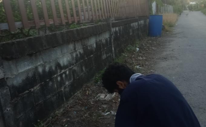 เก็บขยะ