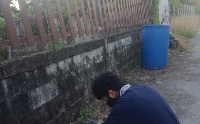 เก็บขยะ