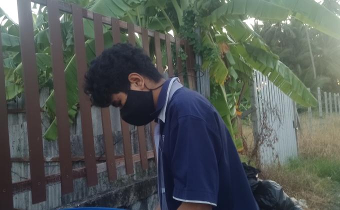 เก็บขยะ