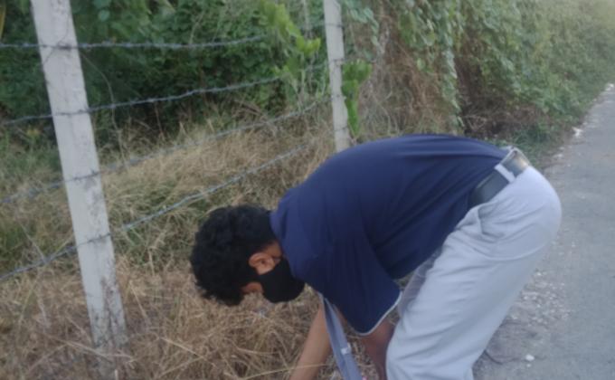 เก็บขยะ