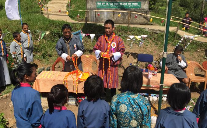 Investiture ceremony for new cubs