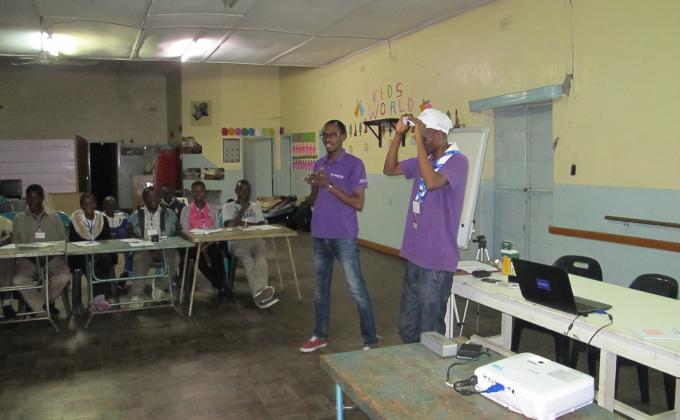 FIRST DAY AT THE MOP TRAINING IN ZIMBABWE , HARARE