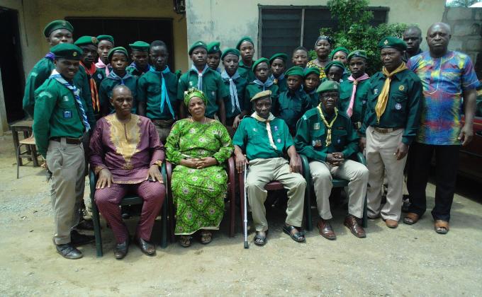 THE AKWA IBOM STATE SCOUT COUNCIL PAYS CONDOLENCE VISIT TO THE FAMILY OF LATE SUPOL ROBERT JOSEPH UMOH RTD.