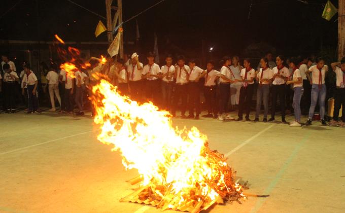 INHS BSP enjoyed the Campfire Ceremony 