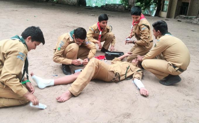 DPS SCOUTS HOLDS PREPARATION CAMP FOR SCOUT TRAINING CAMP GHORAGALI, PAKISTAN