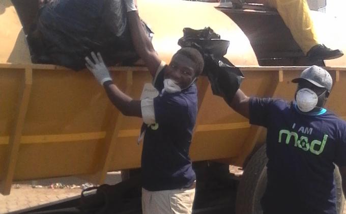 Zimbabwe Scout News updates on the Clean up that was done by the Scouts in the Midlands Province in Kwekwe today on the 09th of Septmber 2016