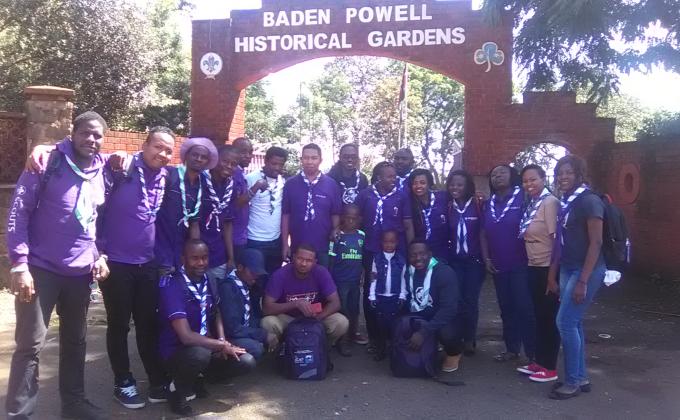 MoP TEAM AFRIQUE VISITATION TO BADEN POWEL HISTORICAL GARDENS
