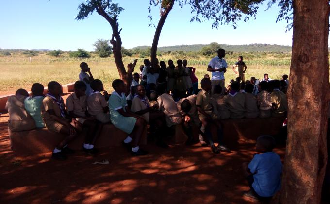 Scouts Africa day camp and mop training