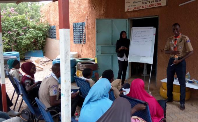 1rst SESSION OF THE NIGER SCOUTS ENGLISH CLUB