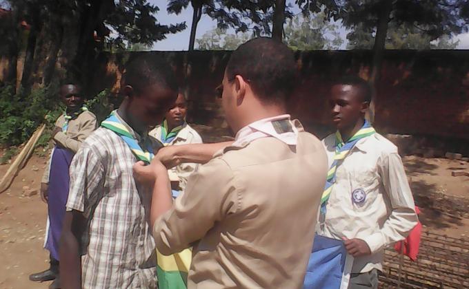 LA PROMESSE DES NOUVEAUX SCOUTS