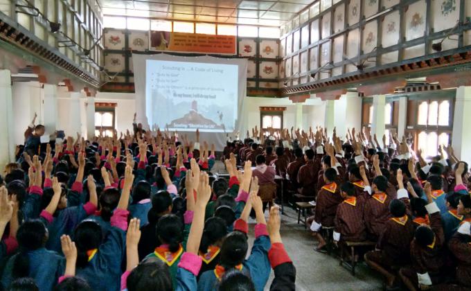 Mobile Scouts Camp at Yebilptsa Central School