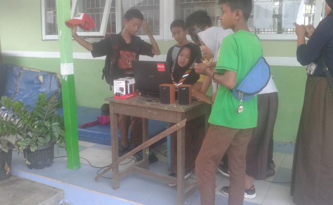 kegiatan Jota-Joti di SMPN 2 Kusan Hilir