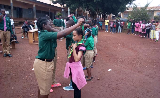 Rentrée solennelle District scout du Mfoundi Ouest Ydé- Cameroun