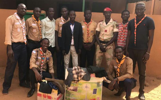 DONATION AND SENSIBILIZATION ON PEACE AND HEALTHY LIFE AT THE CIVIL PRISON, BY THE DIALOG AND DIVERSITY-INCLUSION PROGRAM OF NIGER SCOUTS