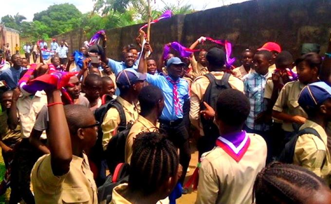 Celebrating 1 year of the Okadim scout group