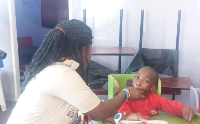 Scouts Donate to School for Children with Disabilities and Special Needs - Ngombe Little Assisi School