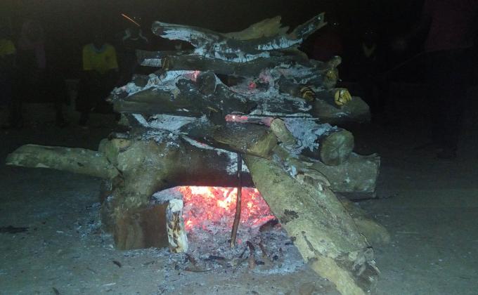END YEAR KIBIBI SCOUTS TROOP CAMP FIRE