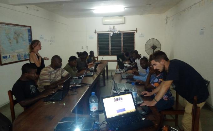Atelier de formation des scouts à l'outil Photoshop 