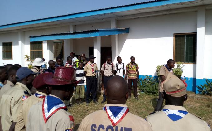 Liberia Scout Association celebrate the World Thinking Day.