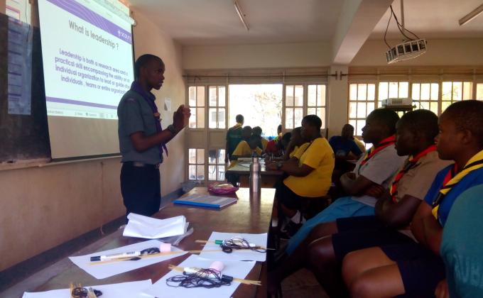 All Africa Scouts day Celebrations in Uganda at Rubaga girls school