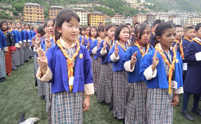 scarves investiture ceremony 