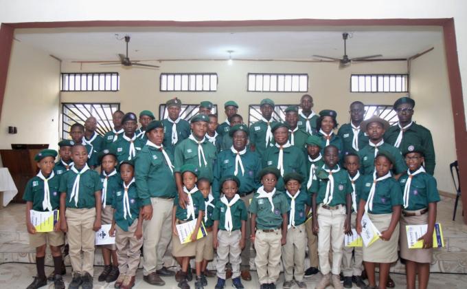 The investiture of Catholic Scouts and Patrons