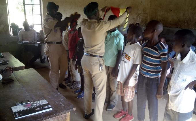 welcoming junior scouts to scouting through investiture ceremony