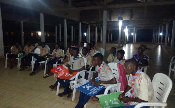 Sensibilisation des scouts apostoliques du Bénin sur les ODD 