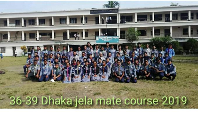 36-39 Dhaka District Mate Course -2019
Unit- All Dhaka District
place..  Moksudhpur,Dhoher, Dhaka
participants. 260 
Trainers...  40
Date. 19/09/2019 To 23/09/2019 