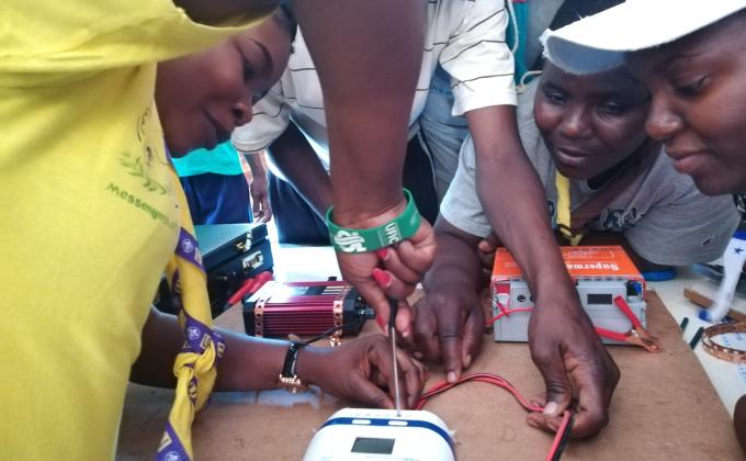 2nd Day 2 on Scouts Go Solar Training (Zimbabwe)