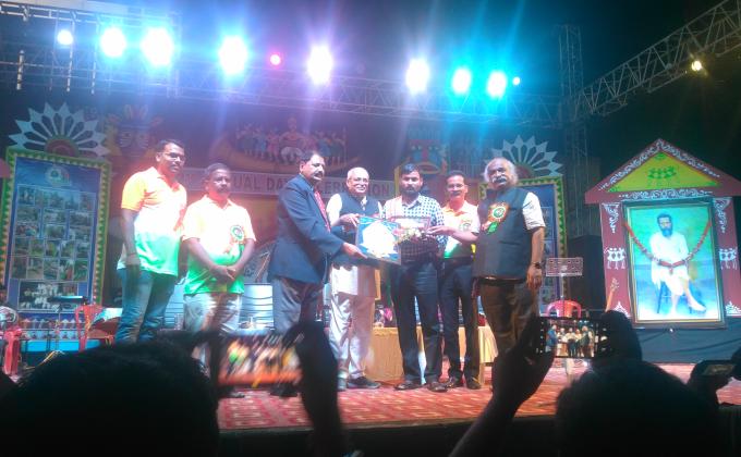 service award by "SAHIBHAI" Social organization