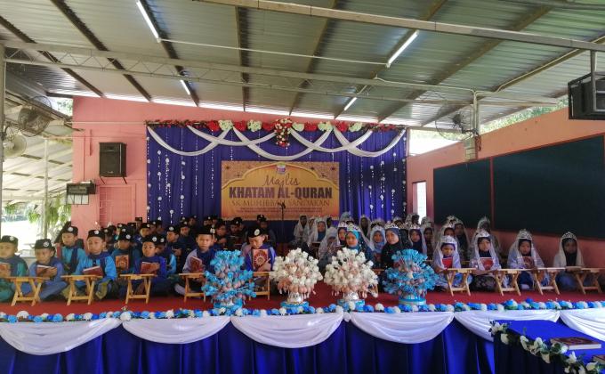Ahli Pengakap Kumpulan 09, SK Muhibbah Sandakan Menyertai Majlis Khatam Al Quran