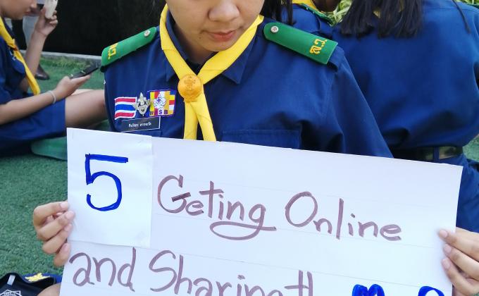 เข้าร่วมอบรมลูกเสือผู้นำสันติภาพ
