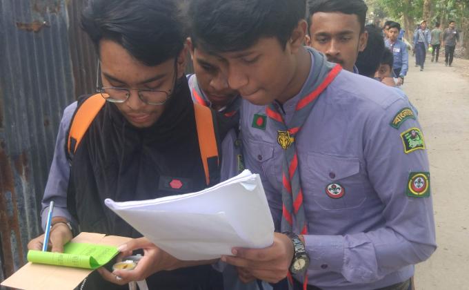 hicking on 3rd sub area camp2019